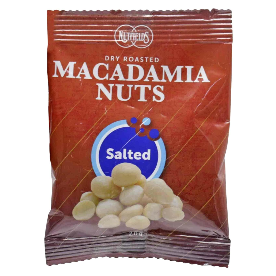 NUTFIELDS MACADAMIA ROASTED &SALTED 20G